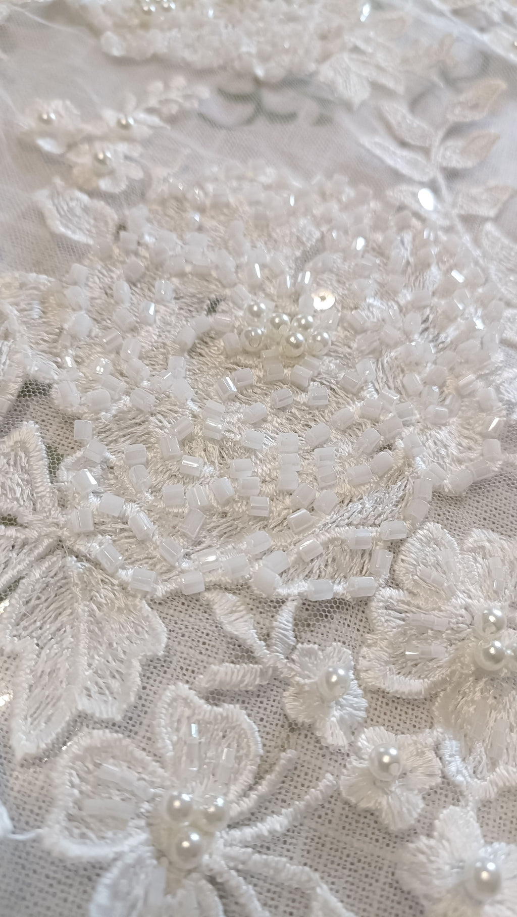 Flora Wedding Dress - Italian Couture Wedding Dress – 32 Hours Handcrafted Vintage-Modern Bridal Gown with Zipper